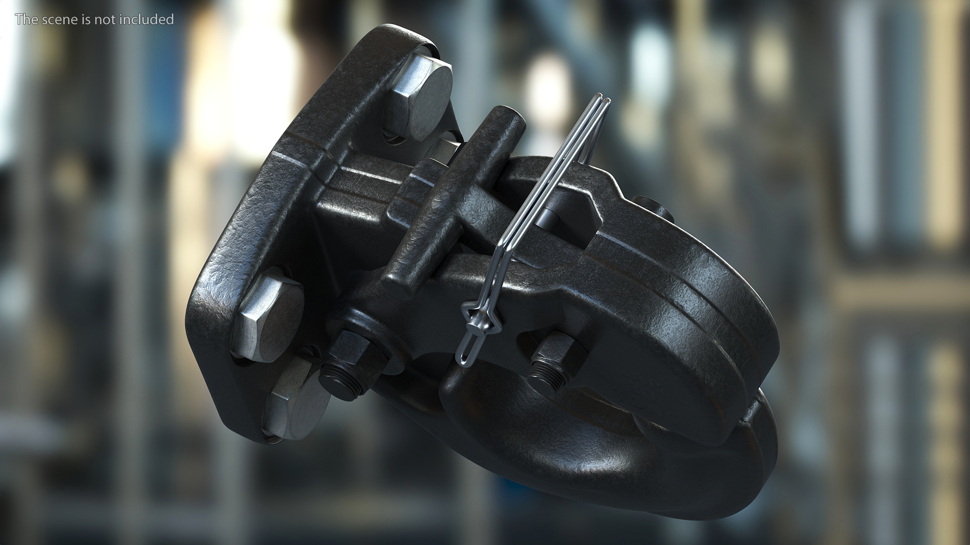 Pintle Hook Hitch 3D