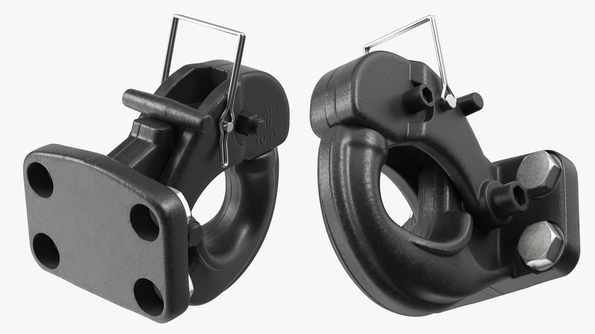 Pintle Hook Hitch 3D