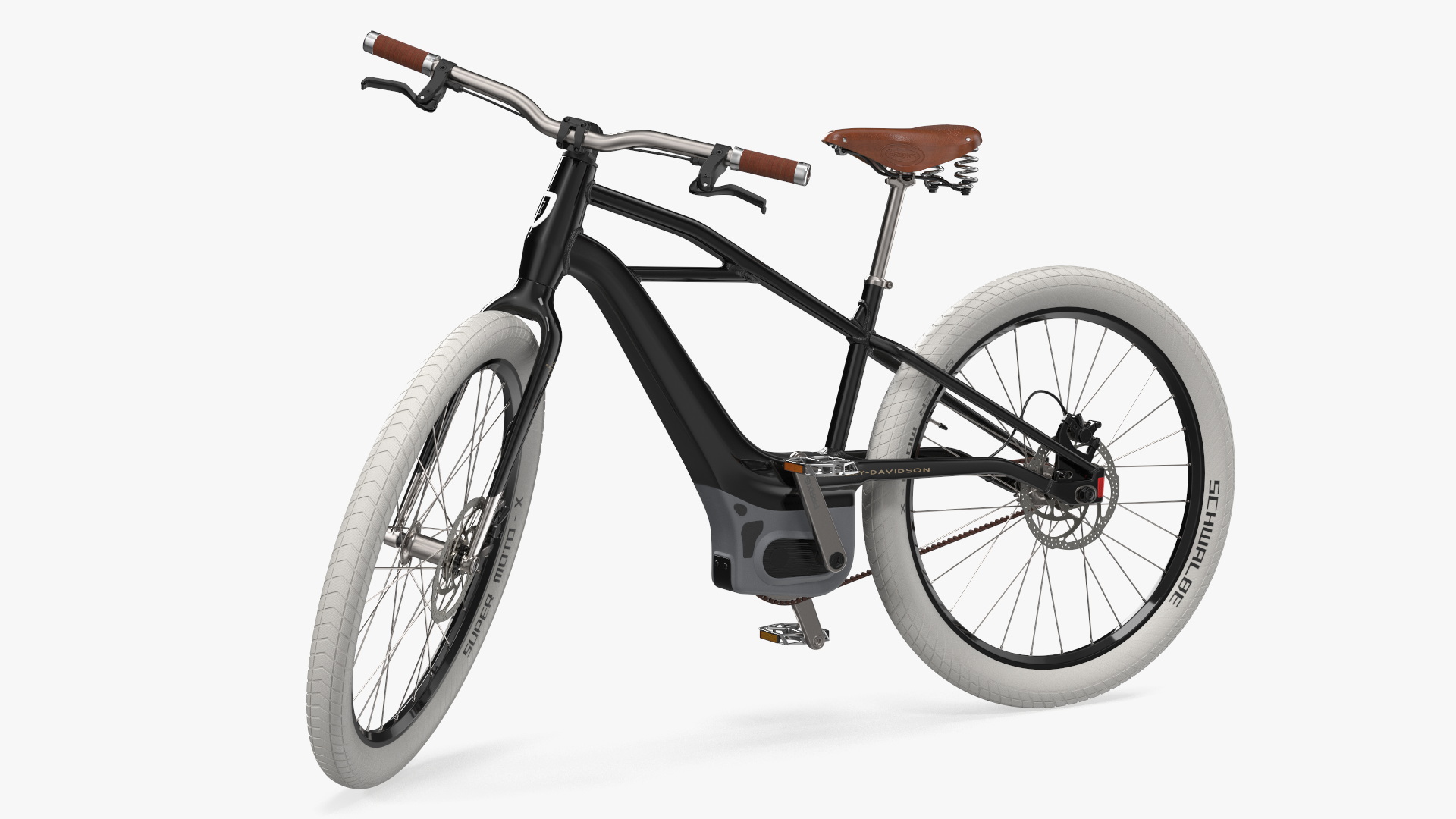 3D Electric Bike Harley Davidson Rigged