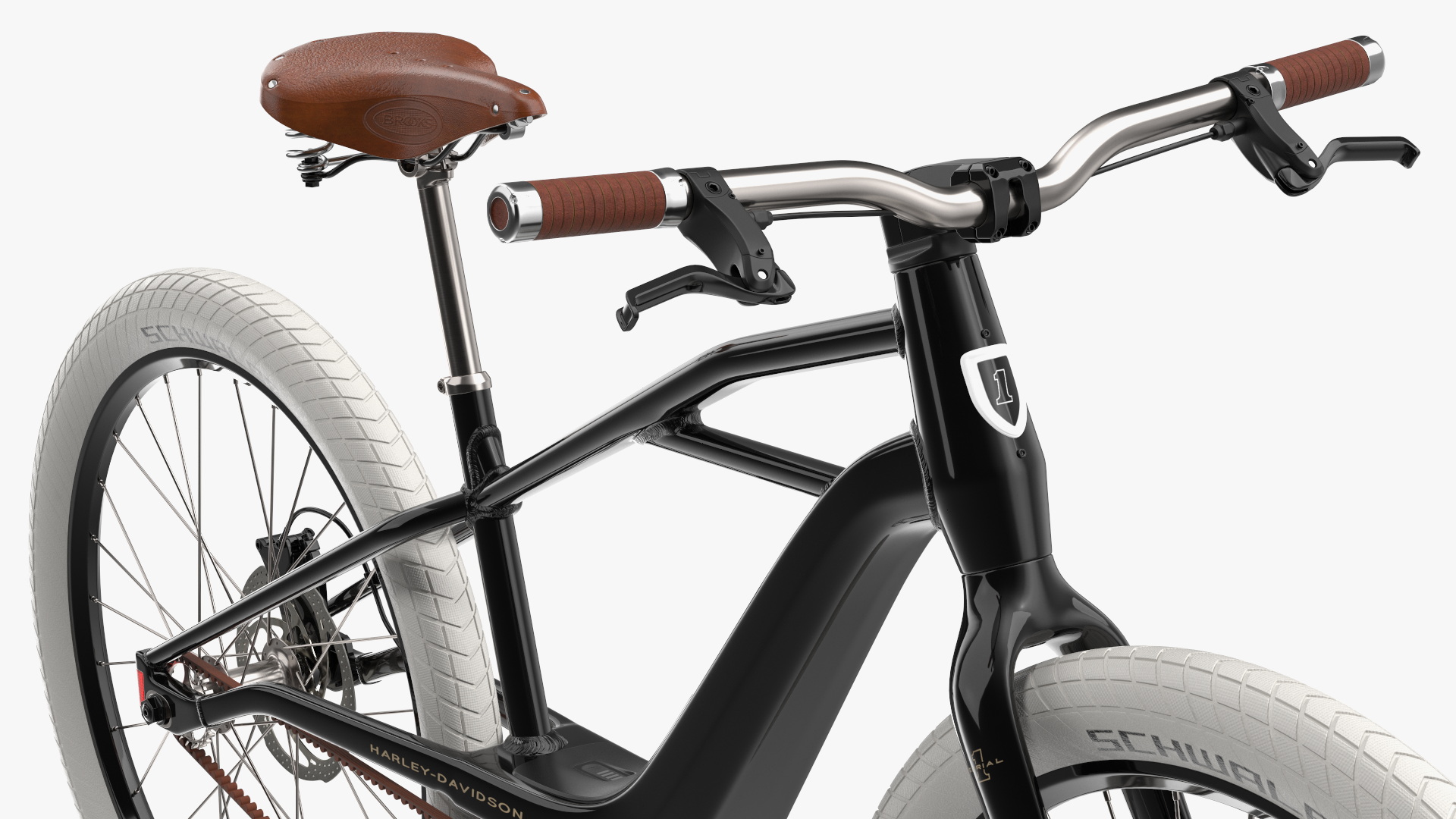 3D Electric Bike Harley Davidson Rigged