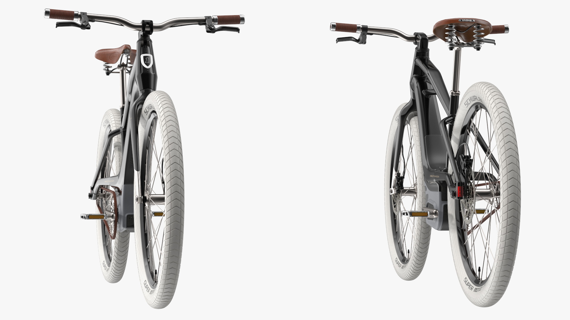 3D Electric Bike Harley Davidson Rigged
