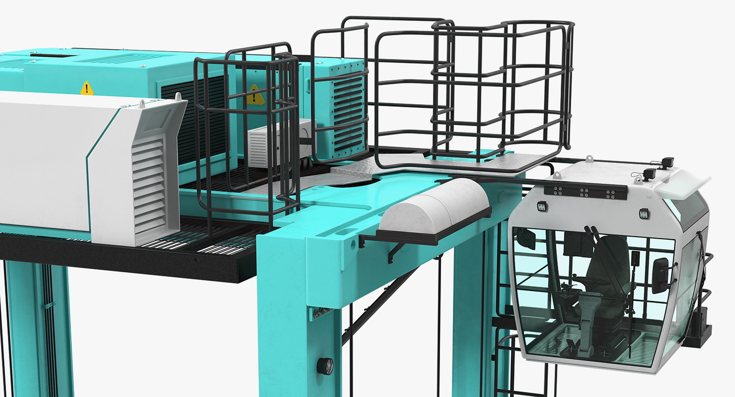 3D Hybrid Straddle Carrier model