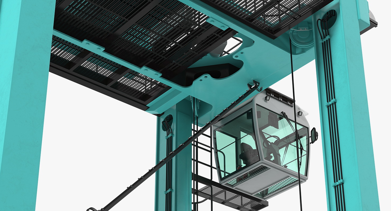 3D Hybrid Straddle Carrier model