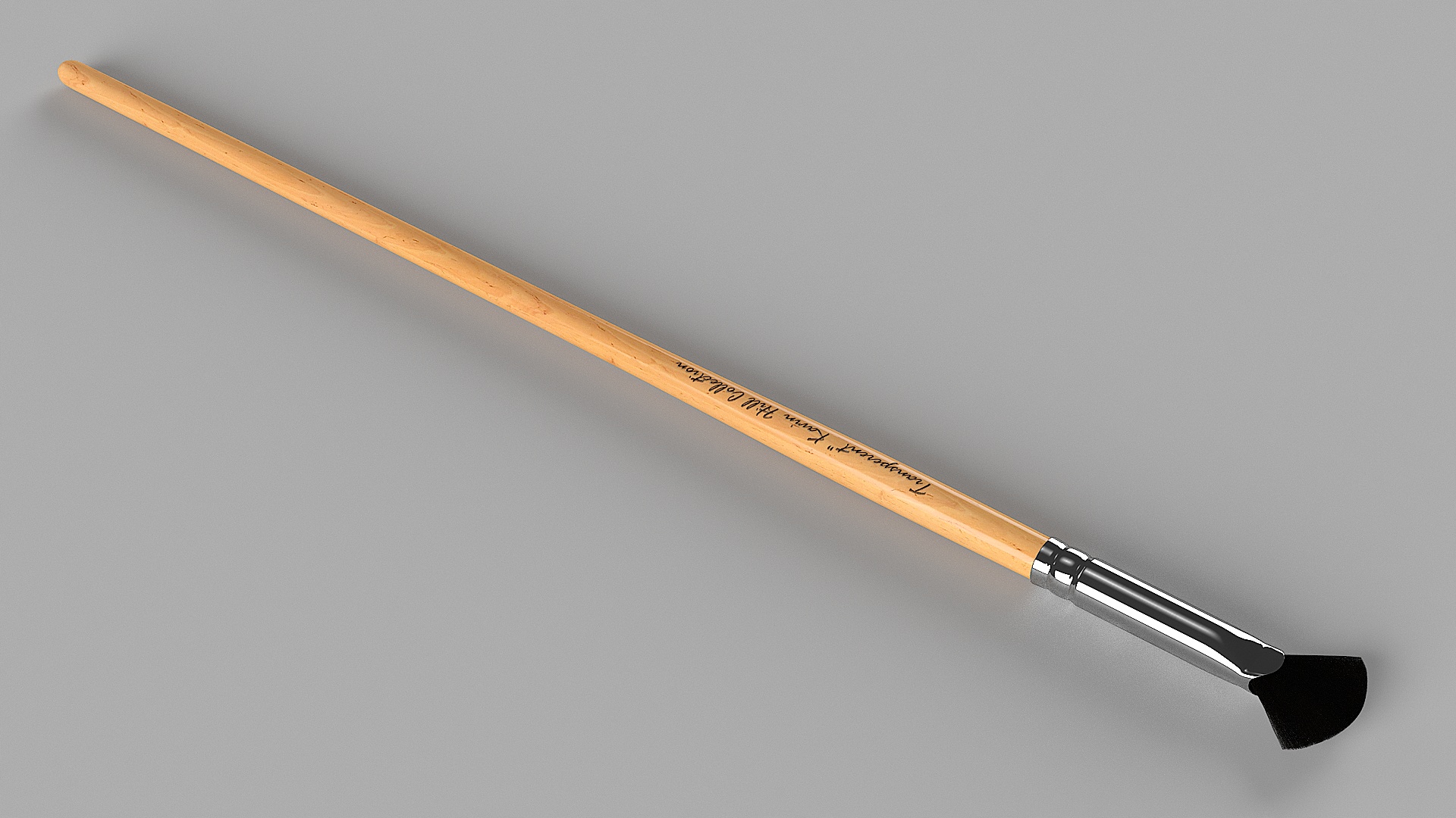 3D Artist Paint Brush Fan with Fur
