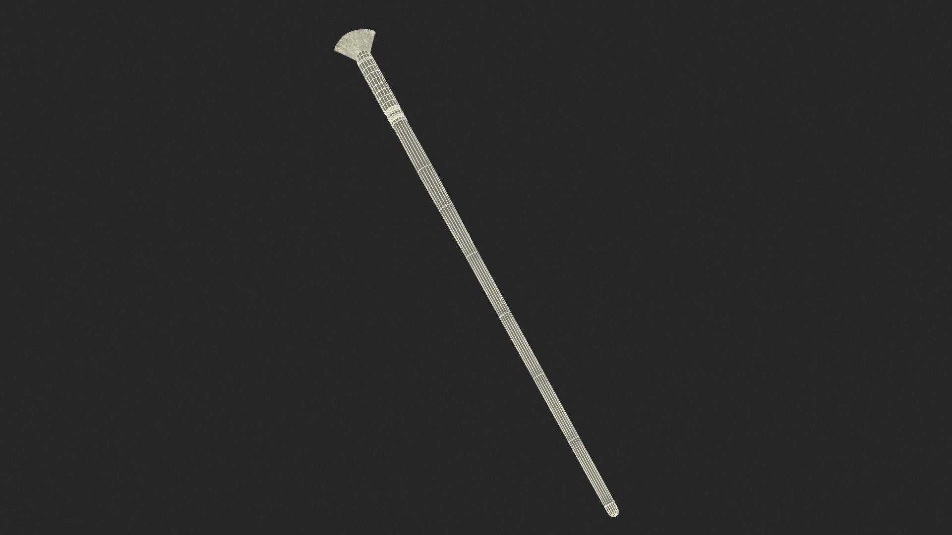 3D Artist Paint Brush Fan with Fur