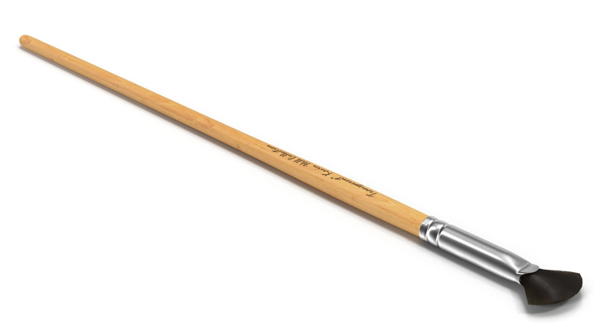 3D Artist Paint Brush Fan with Fur
