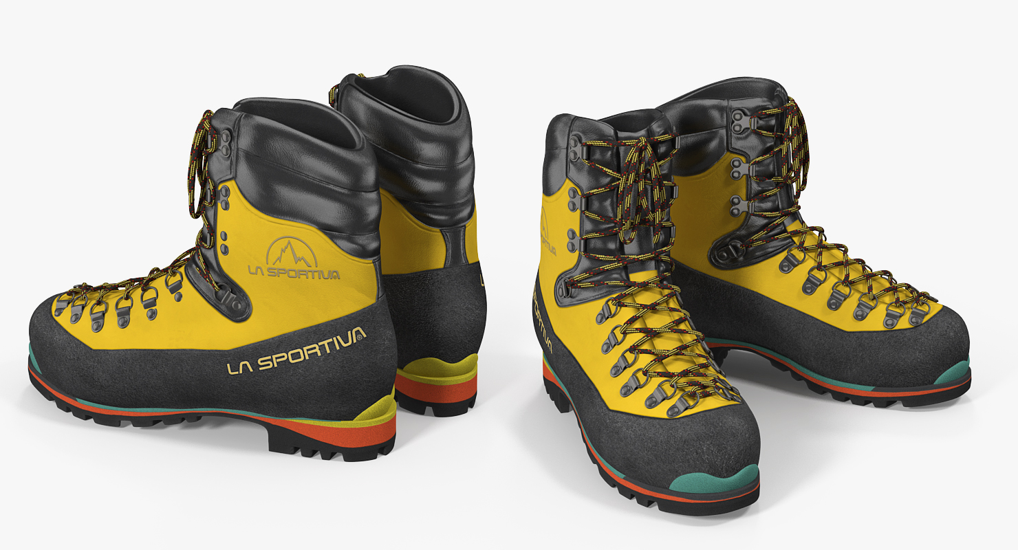 3D Winter Hiking Gear model