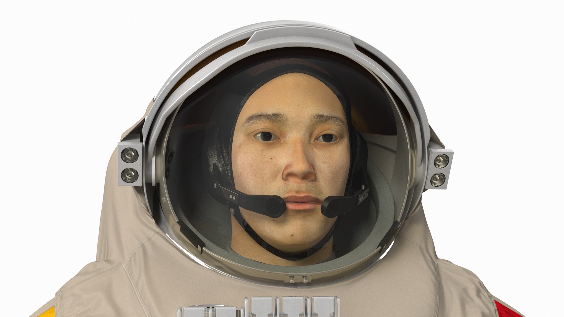 3D Astronaut Wearing Feitian Space Suit