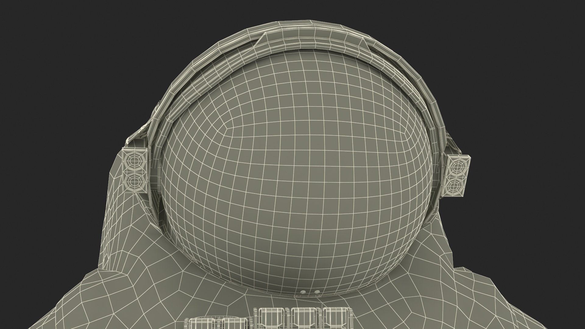 3D Astronaut Wearing Feitian Space Suit