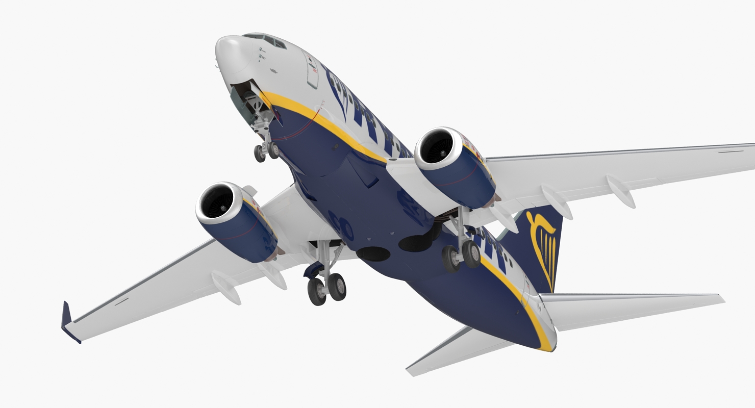 Boeing 737 600 Ryanair 3D