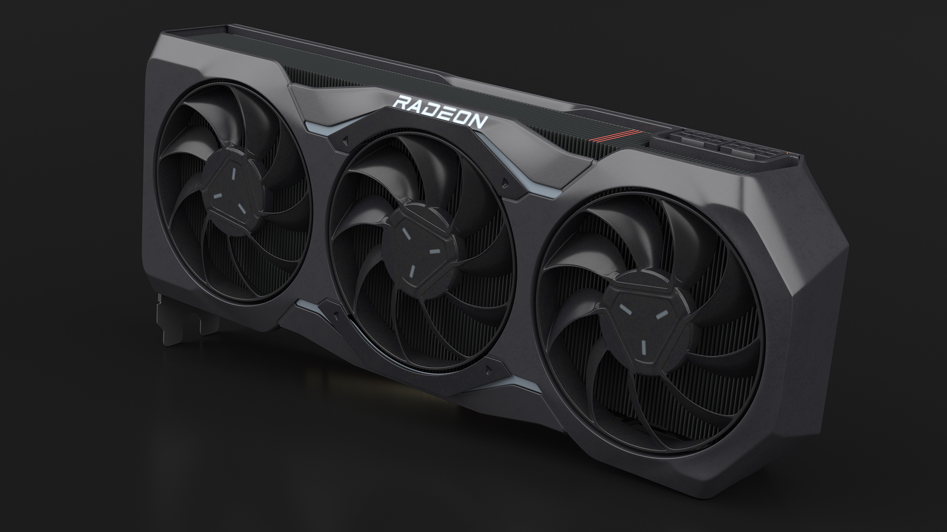 AMD 7900 Series Graphics Card 3D model