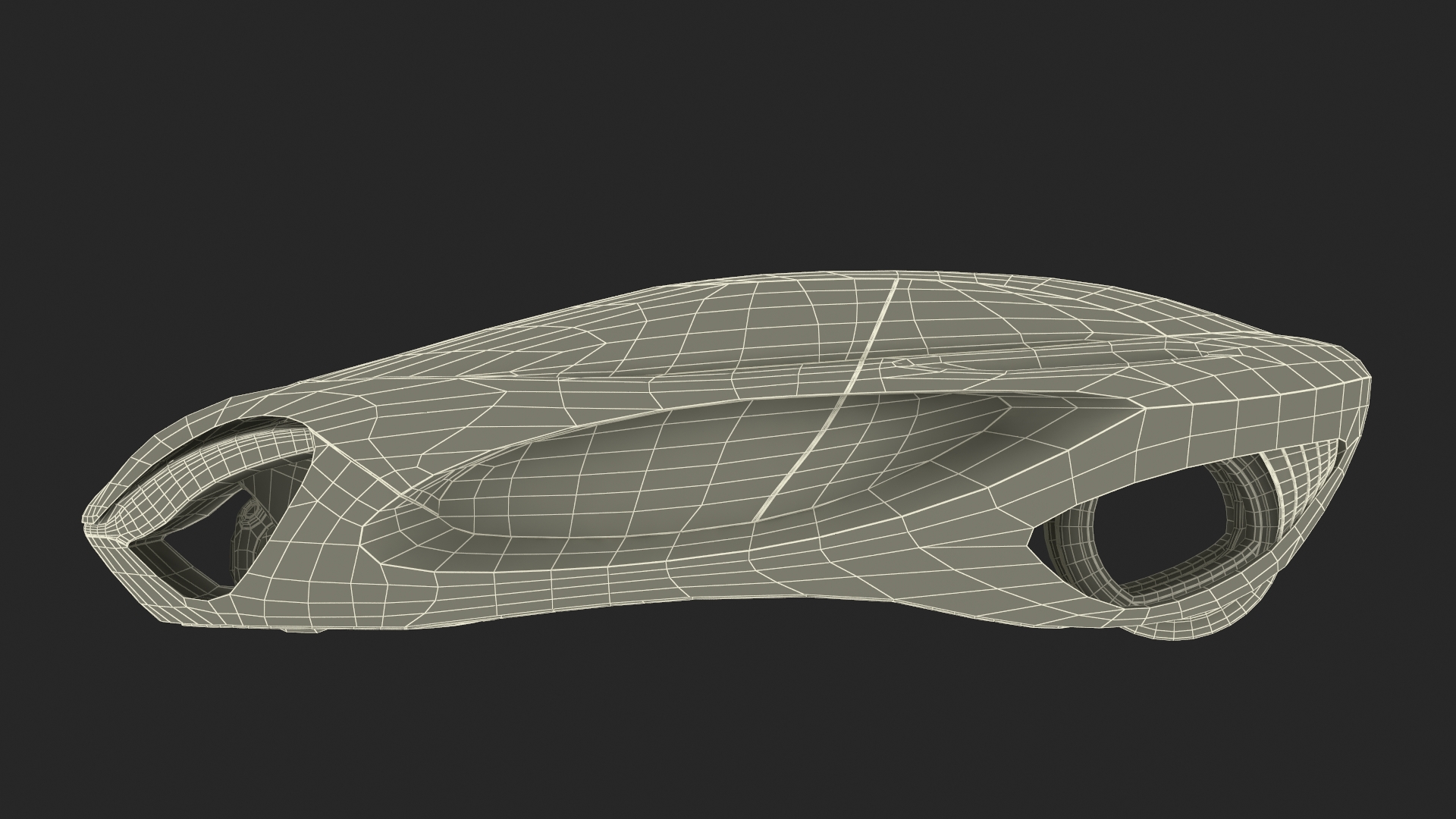 Futuristic Hover Car Taihoo Rigged 3D model