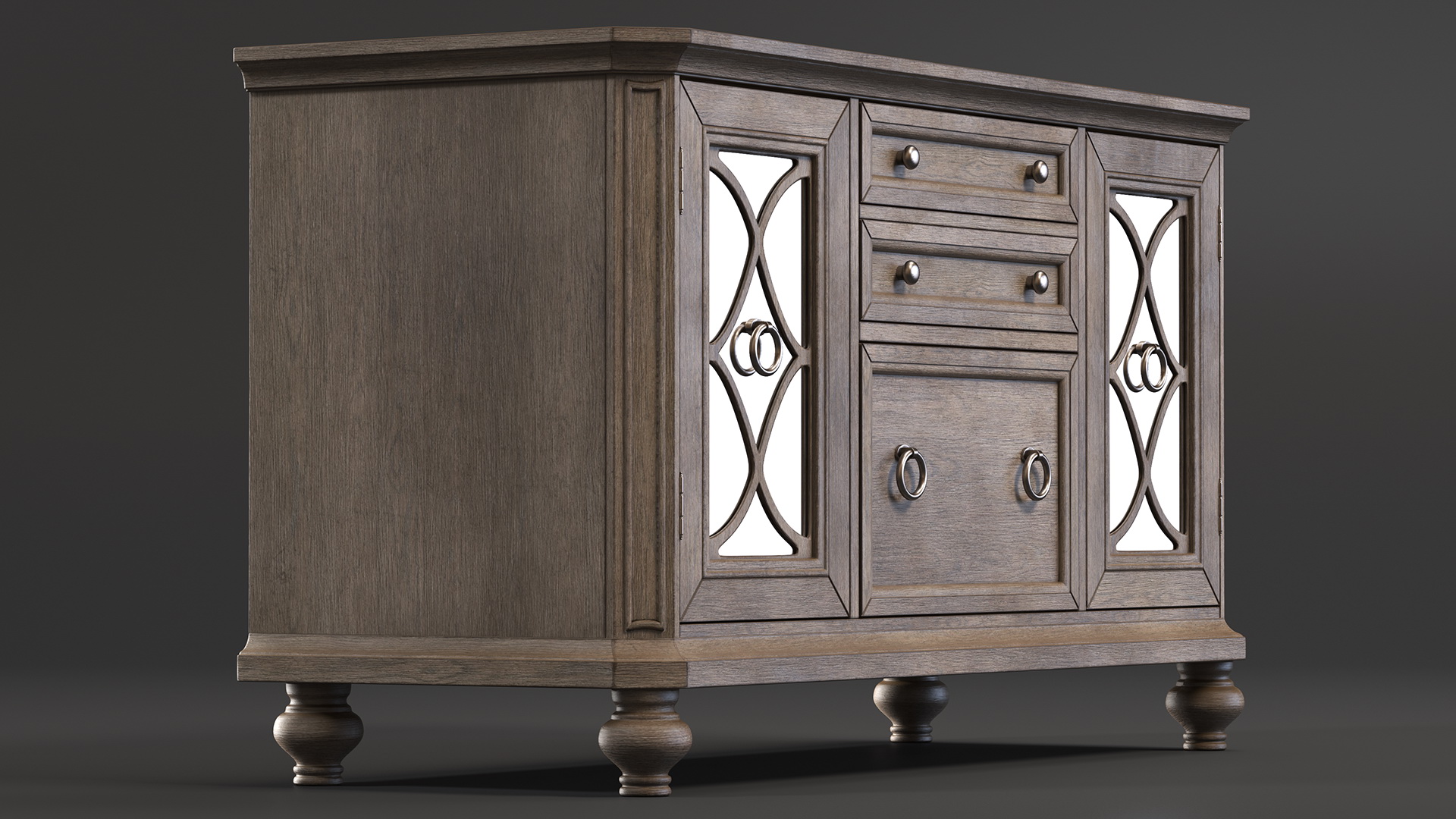 3D Sideboard Cottage Style model