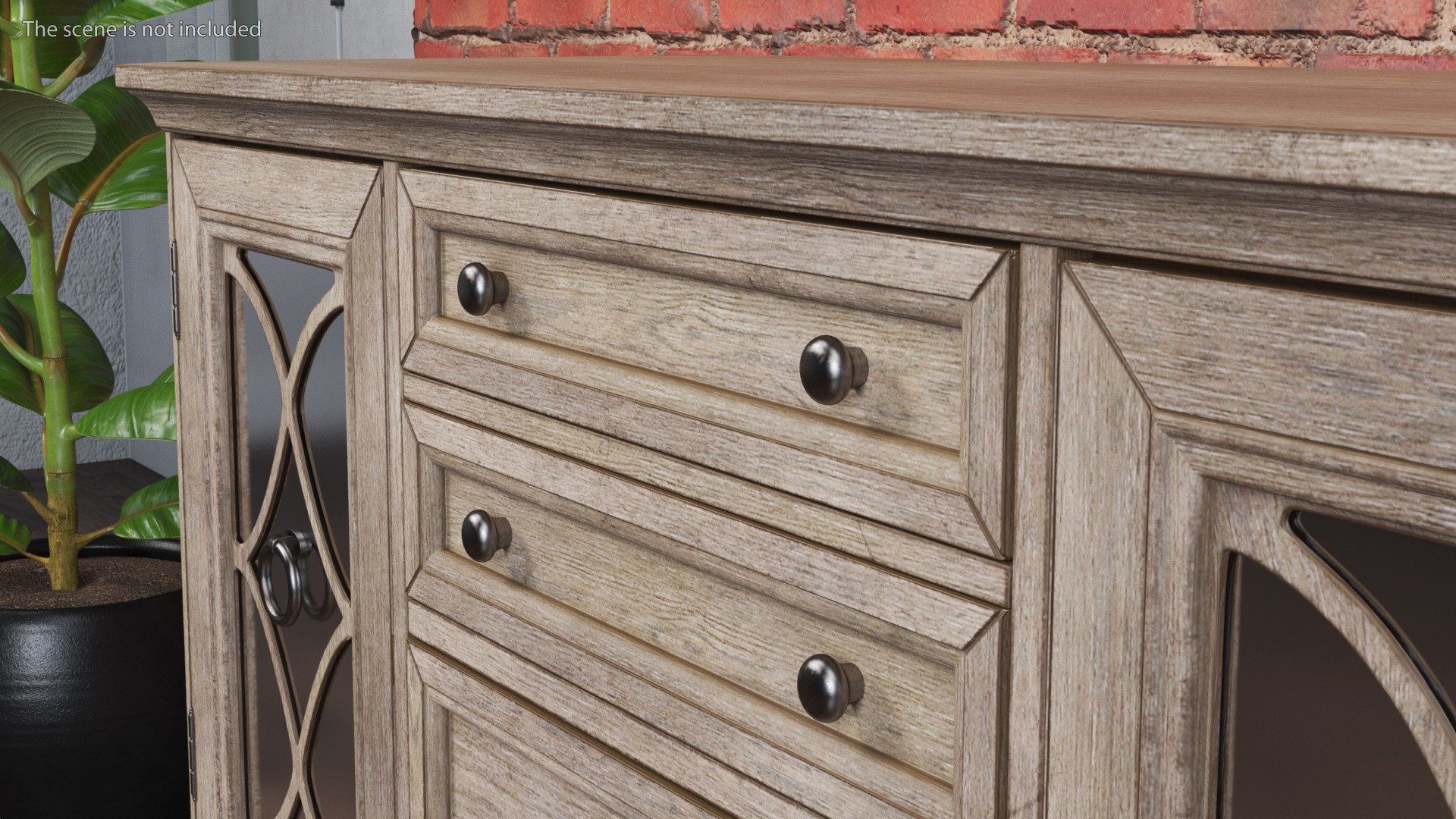 3D Sideboard Cottage Style model