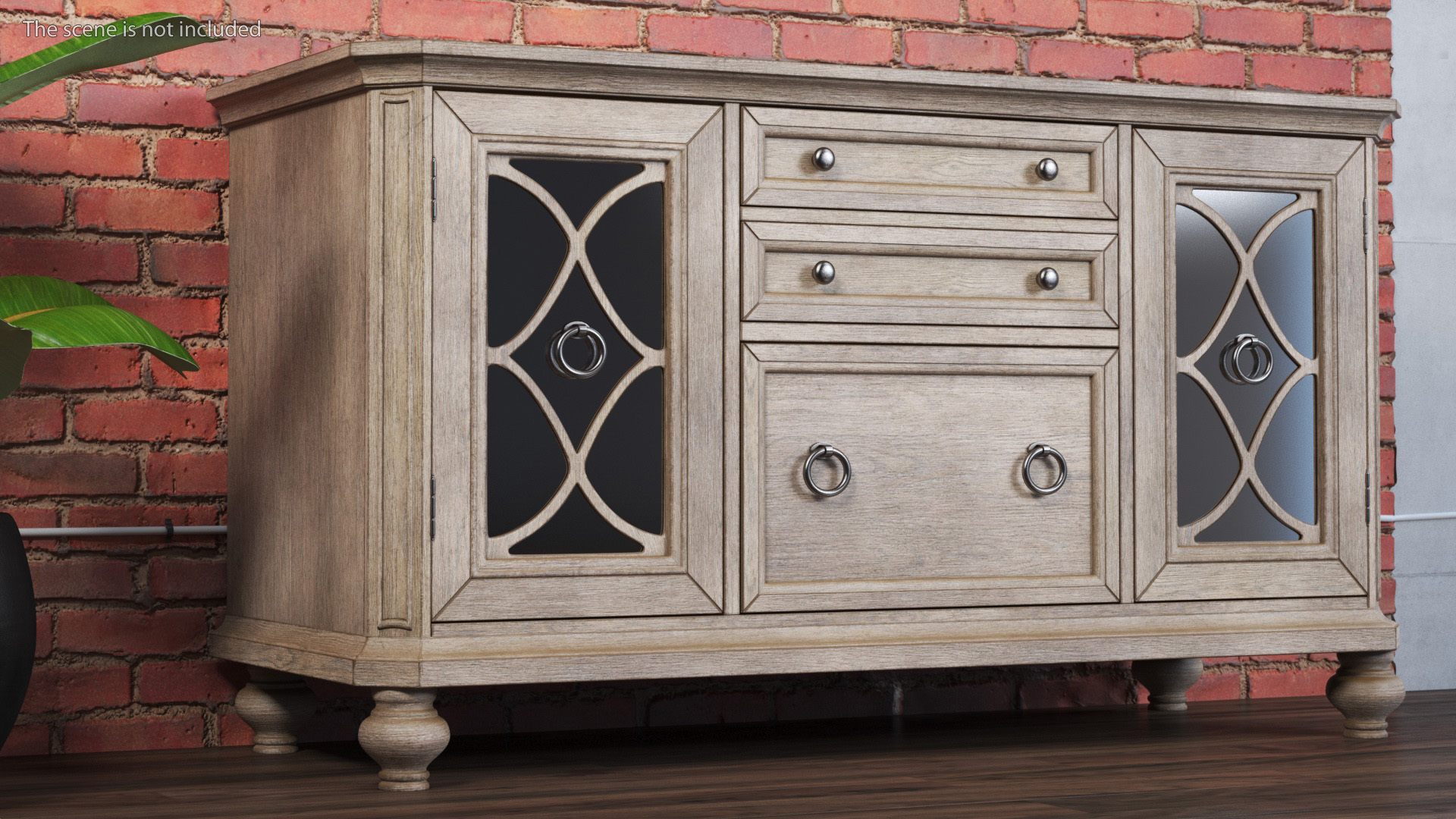 3D Sideboard Cottage Style model