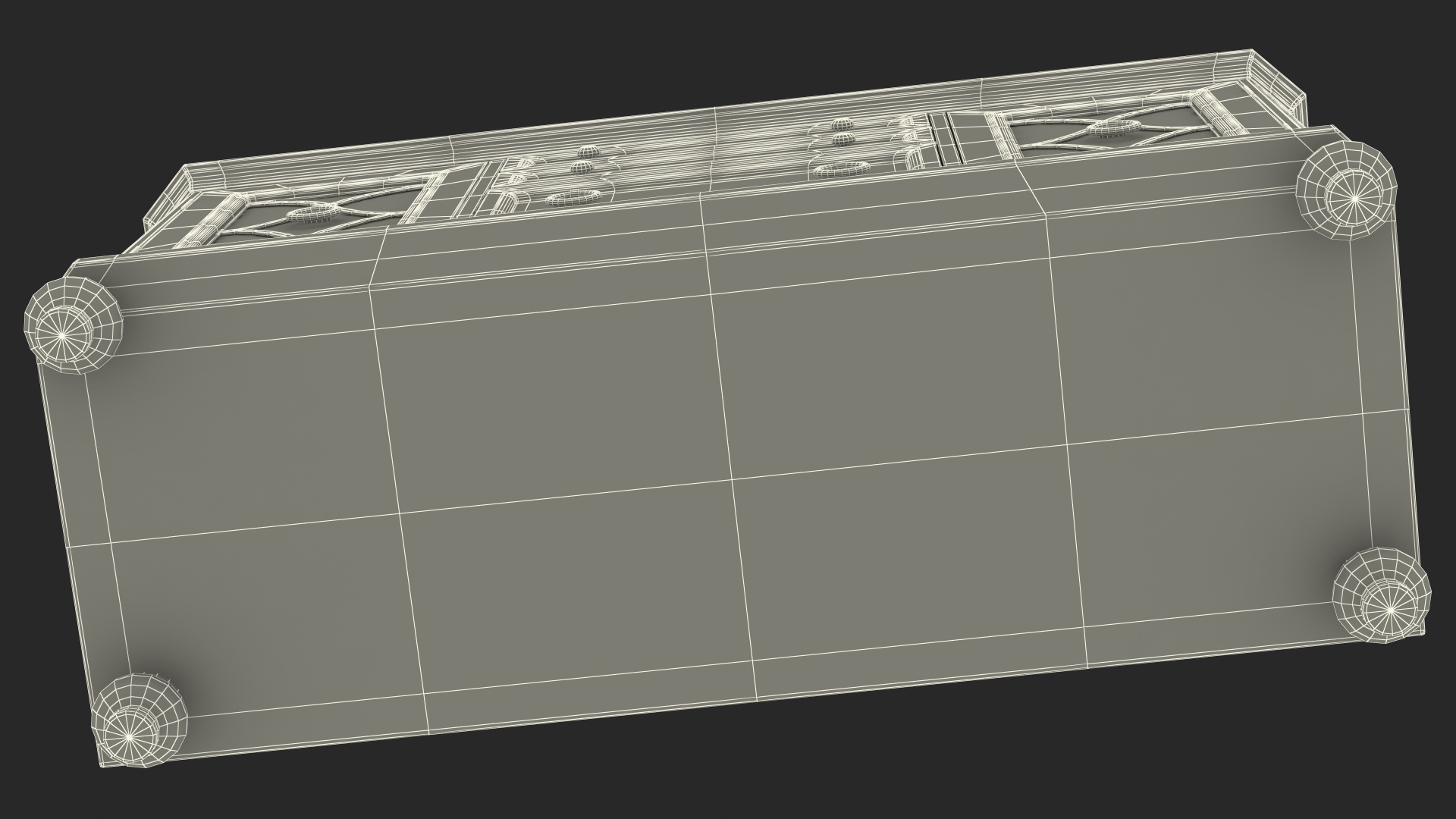 3D Sideboard Cottage Style model