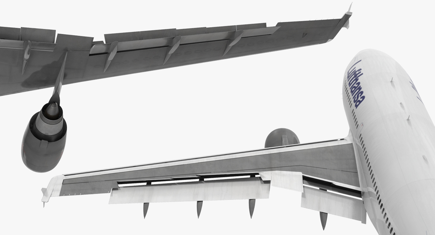 Airbus A310 300 Lufthansa Rigged 3D