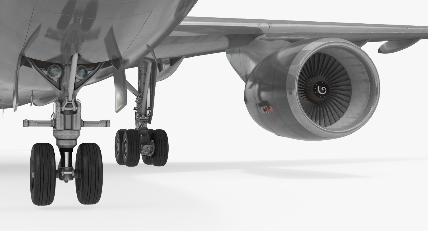 Airbus A310 300 Lufthansa Rigged 3D