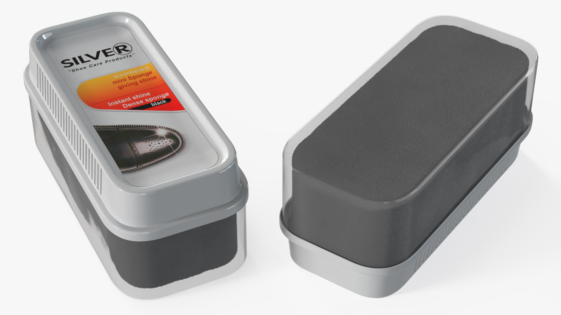Shoe Shine Sponge Silver 3D model