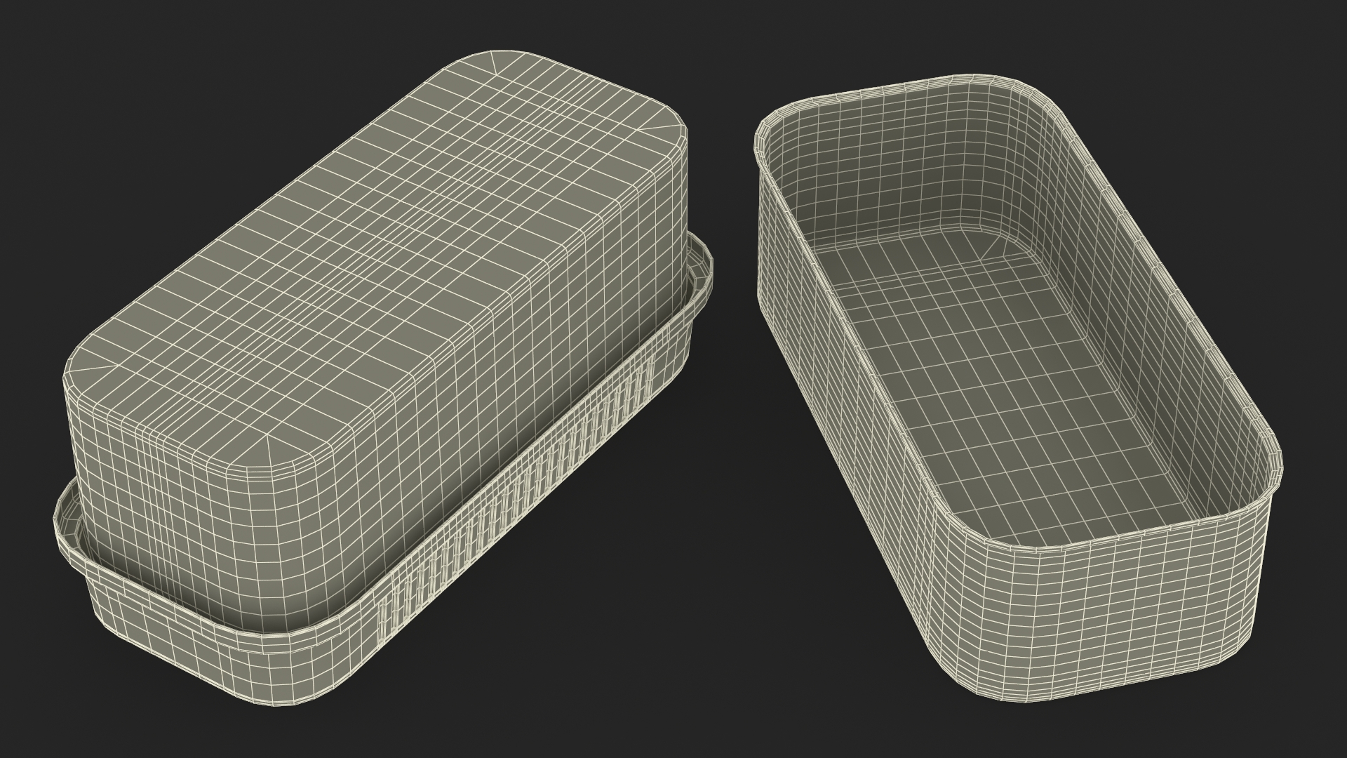 Shoe Shine Sponge Silver 3D model