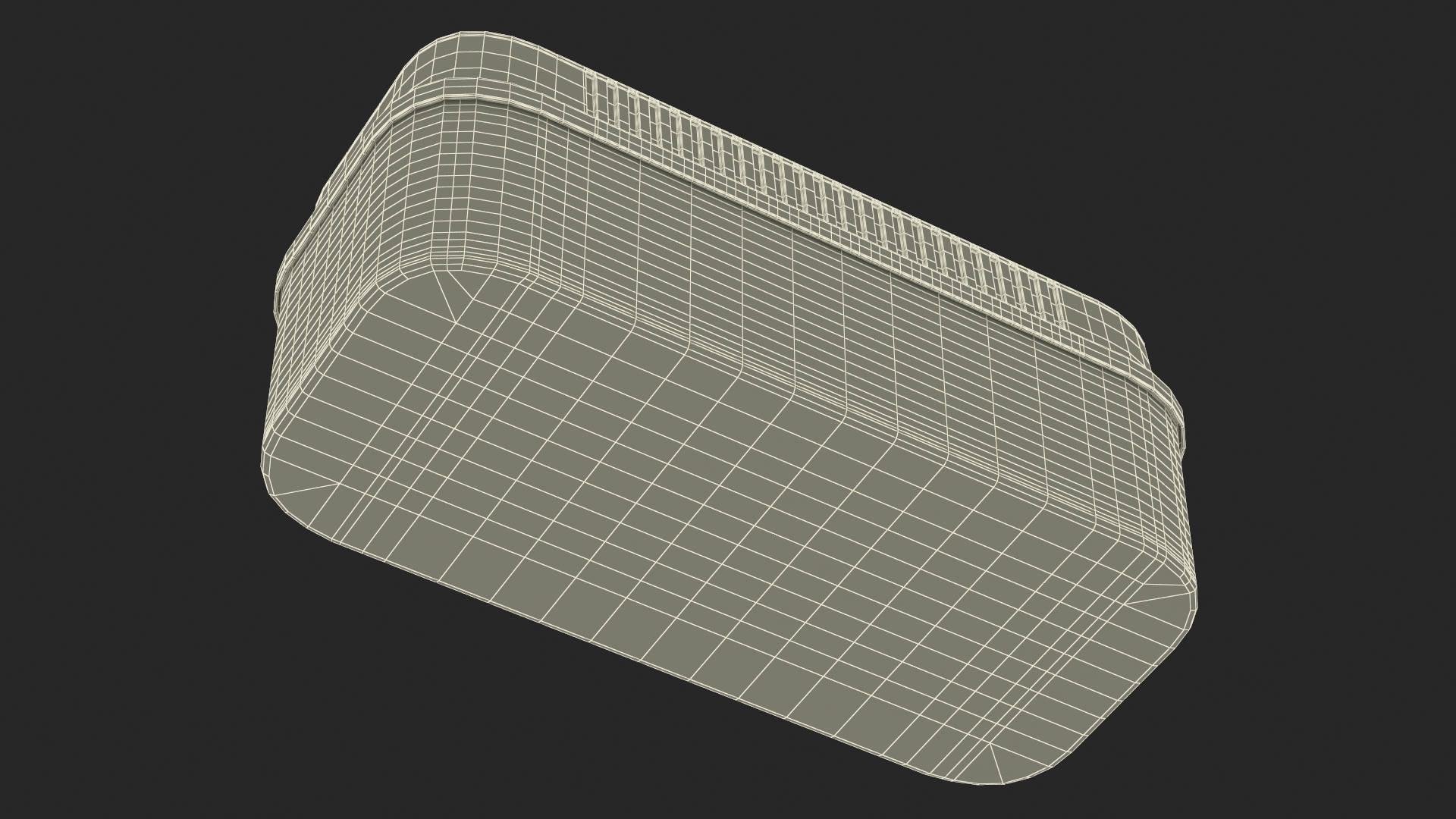 Shoe Shine Sponge Silver 3D model