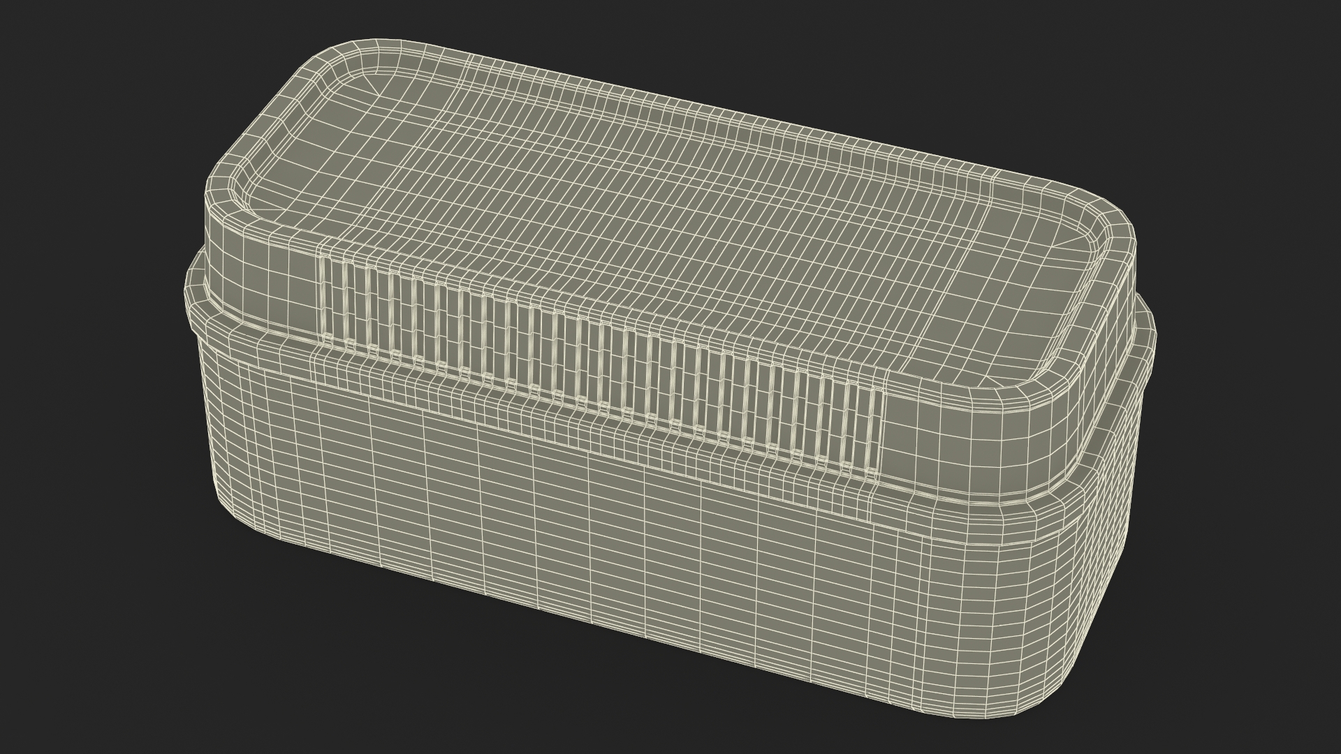 Shoe Shine Sponge Silver 3D model