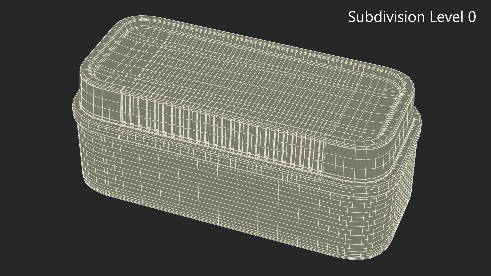 Shoe Shine Sponge Silver 3D model