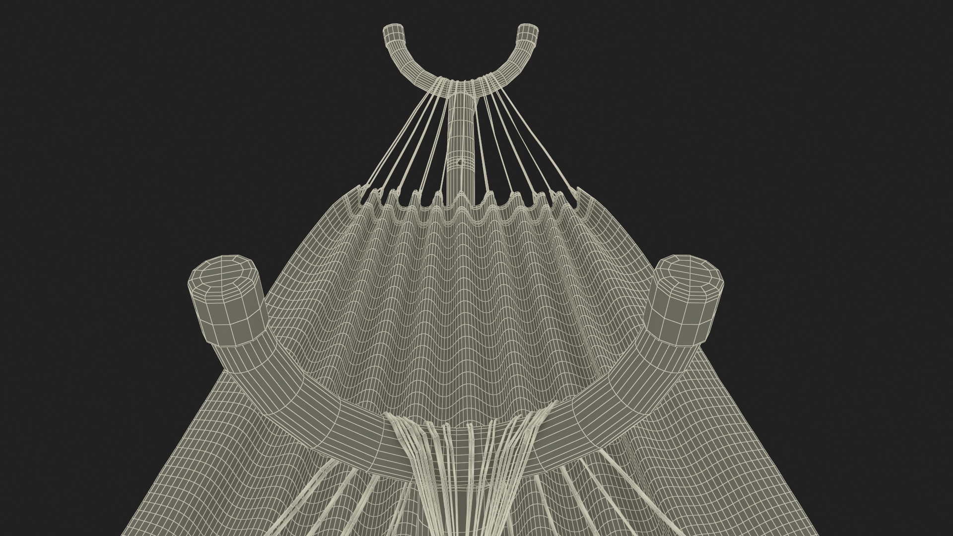3D model Base of Hammock