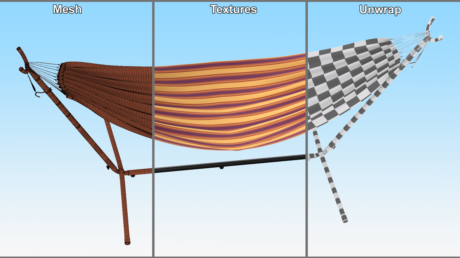 3D model Base of Hammock