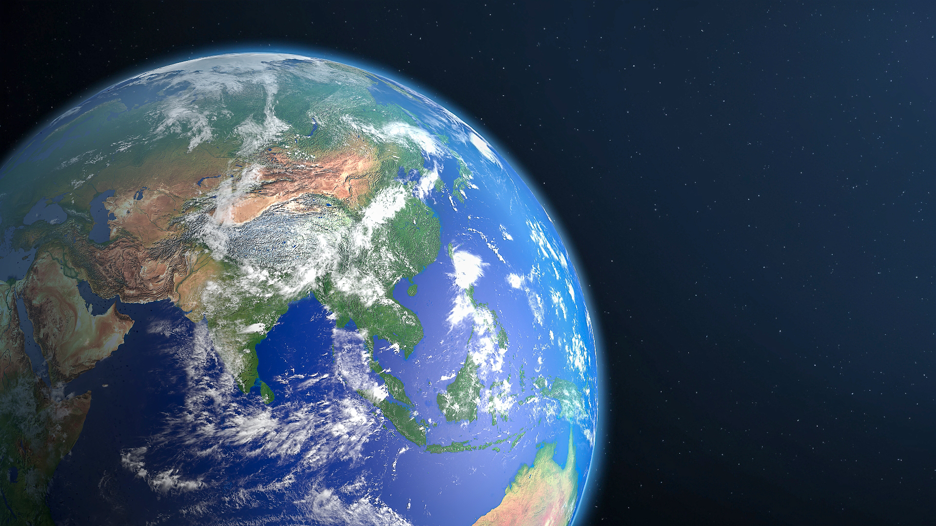 3D model Detailed Earth Globe