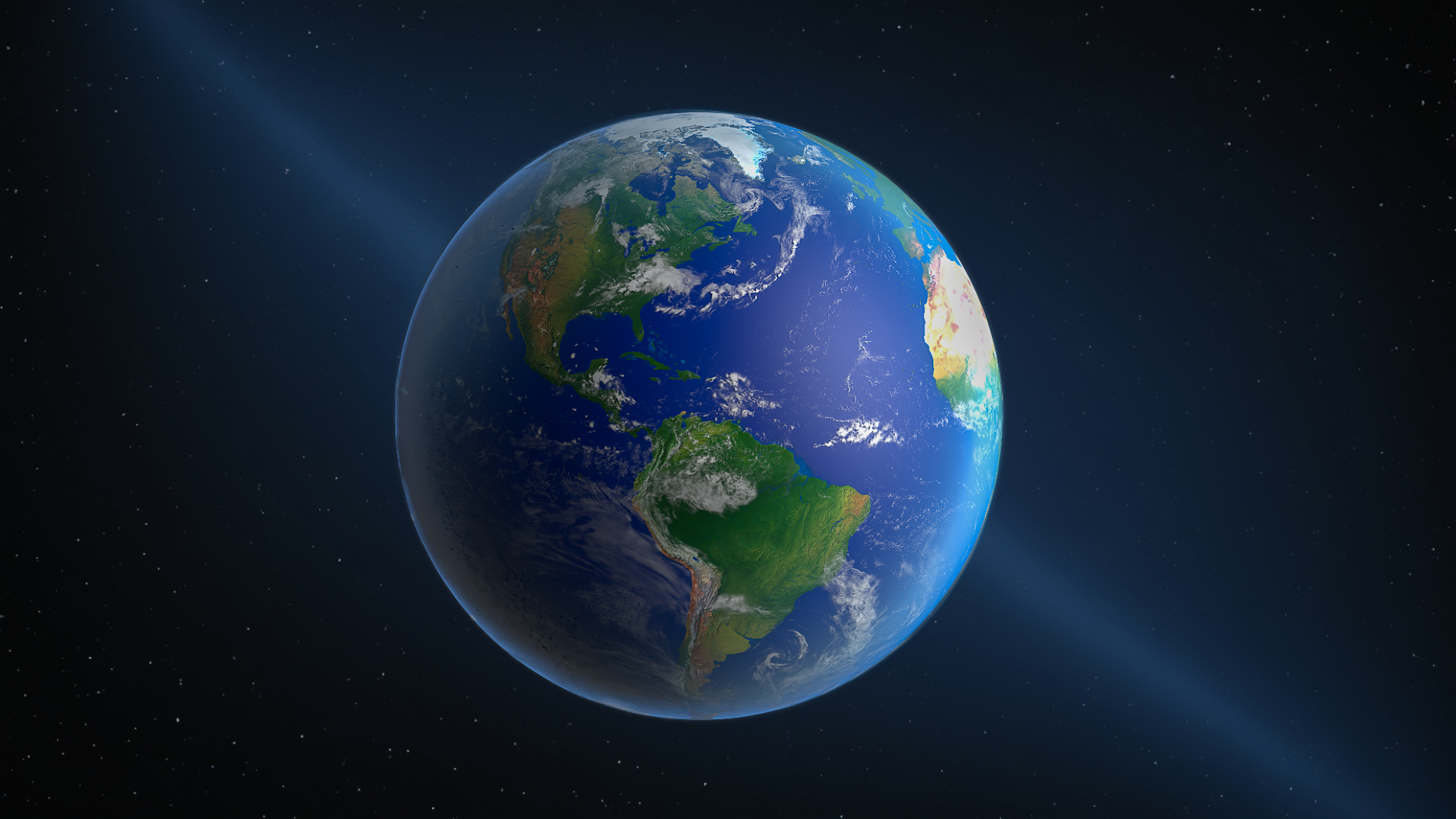3D model Detailed Earth Globe