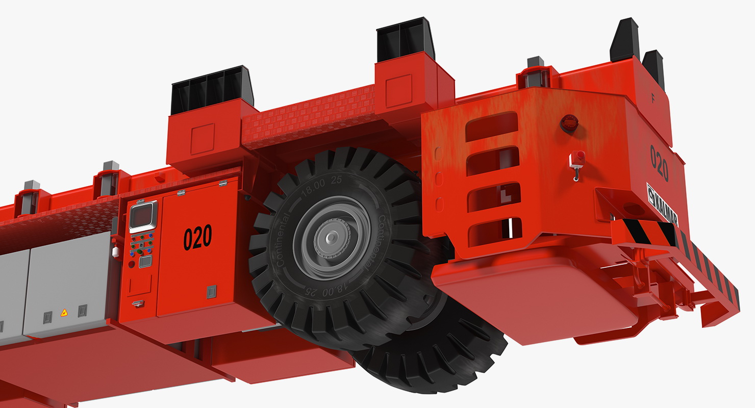3D Kalmar AGV Dirty