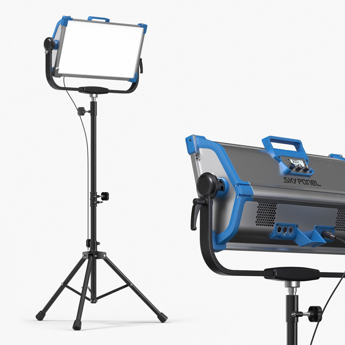 Arri SkyPanel S60-C LED Light Tripod 3D model preview