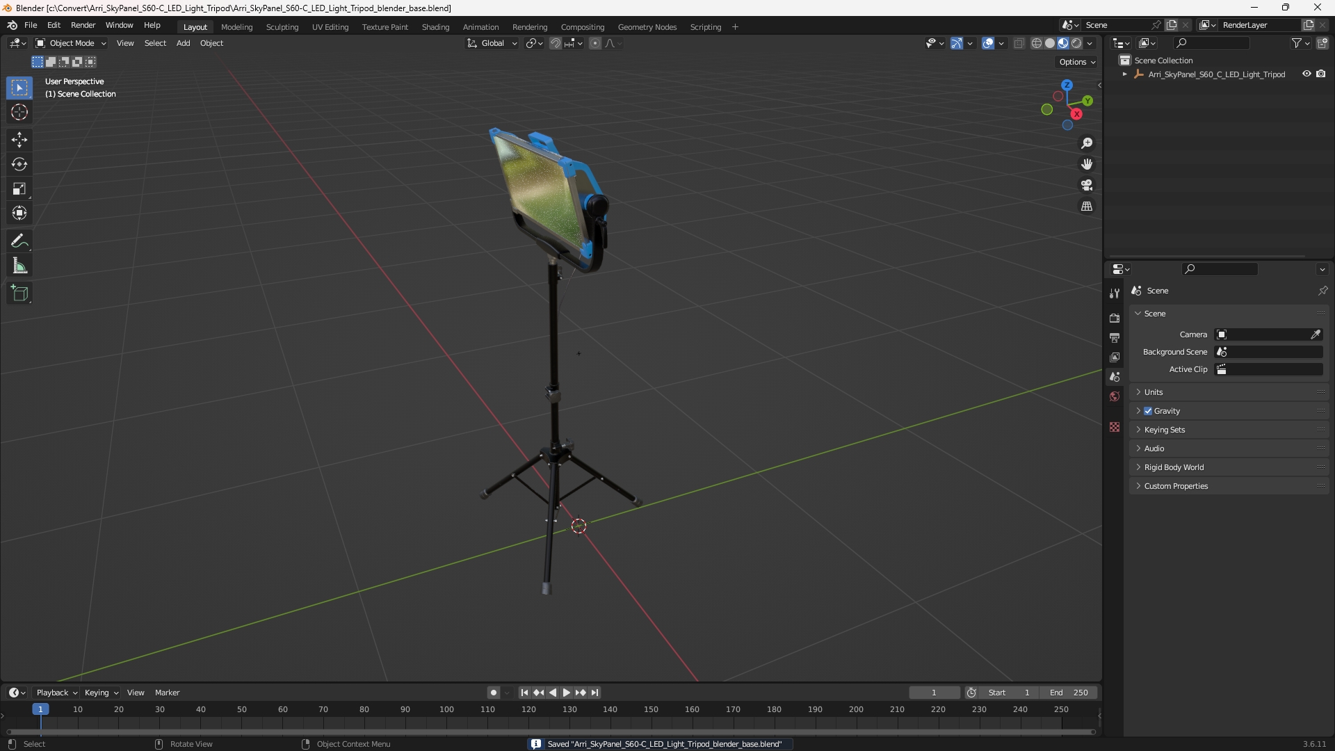 Arri SkyPanel S60-C LED Light Tripod - view 10
