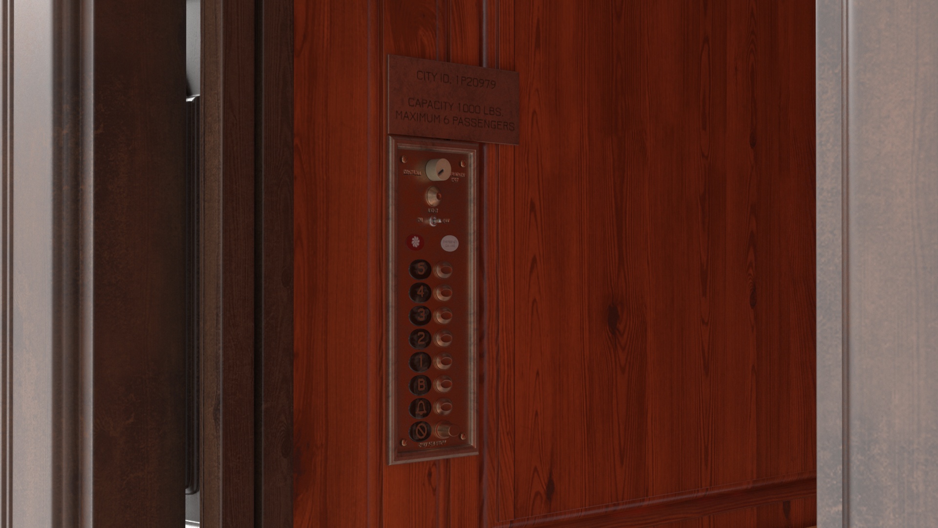 3D Vintage Elevator