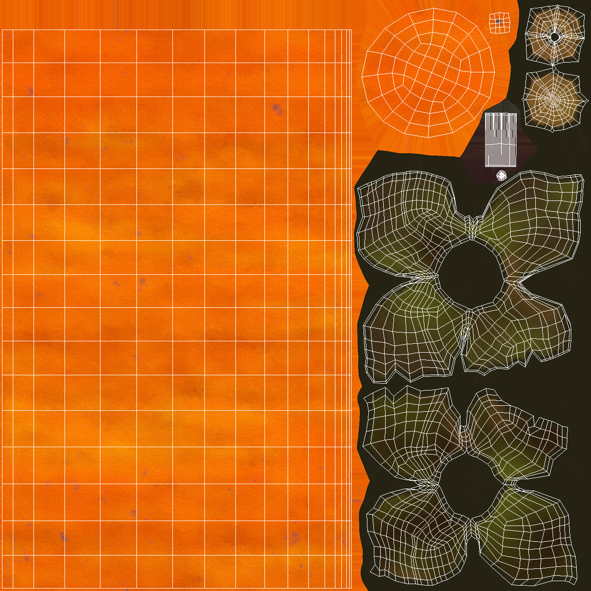 3D Hachiya Persimmon Fruit model