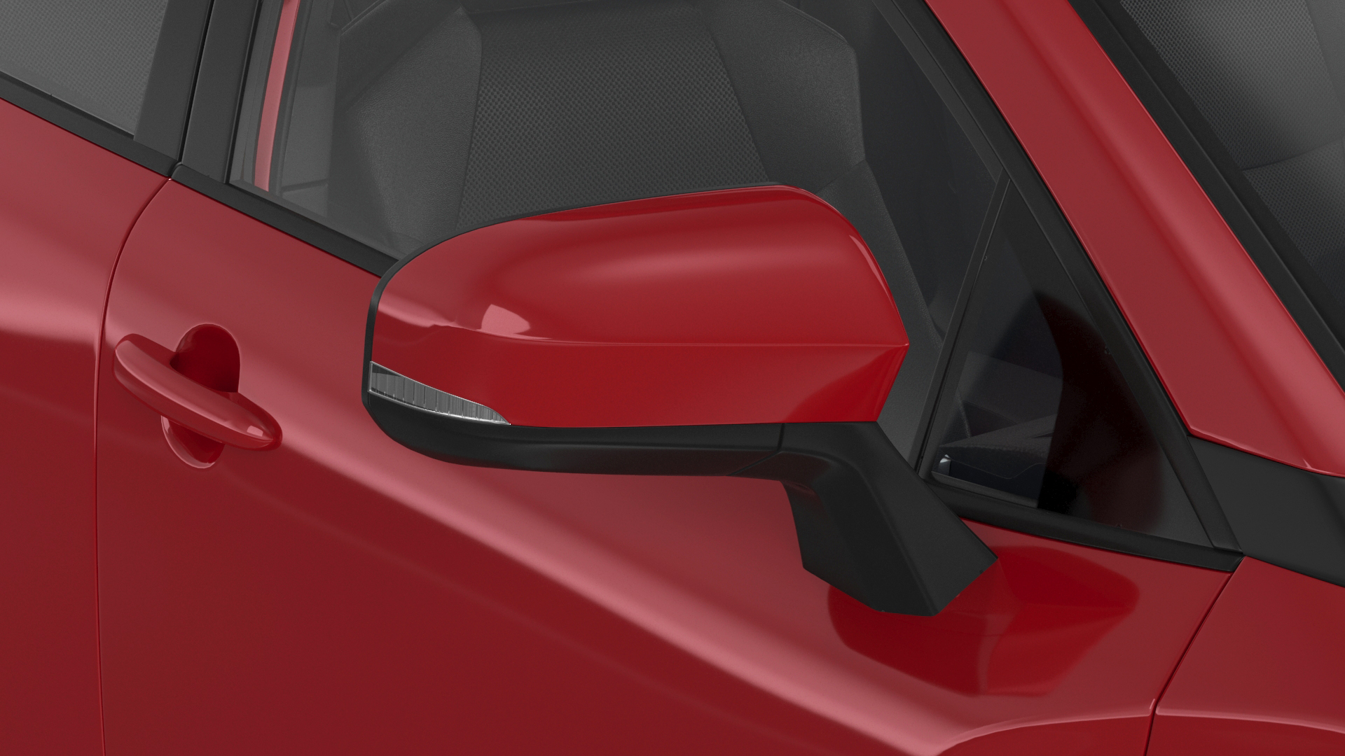 Generic SUV Vehicle Red Color 3D model