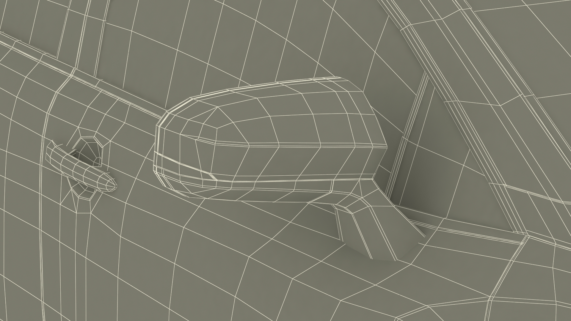 Generic SUV Vehicle Red Color 3D model