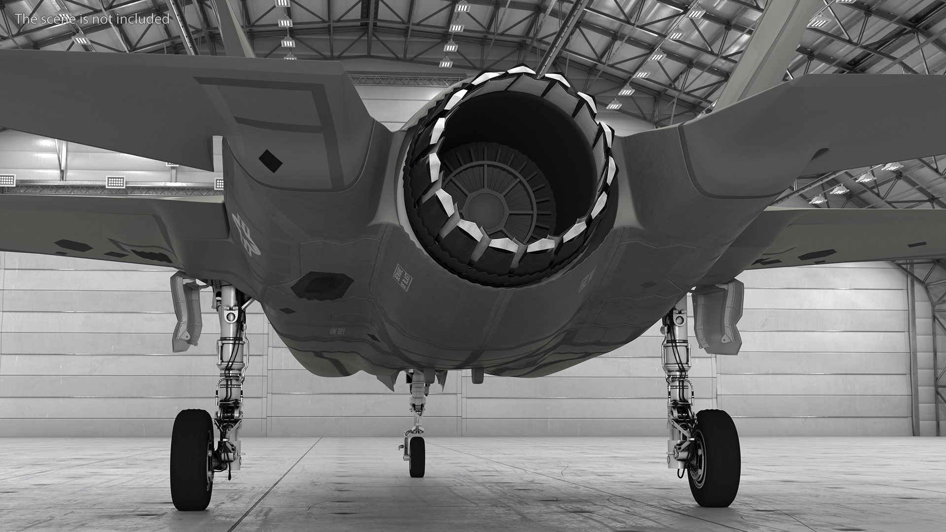 Stealth Multirole Fighter F 35 Lightning II With a Pilot Gesture Ok 3D