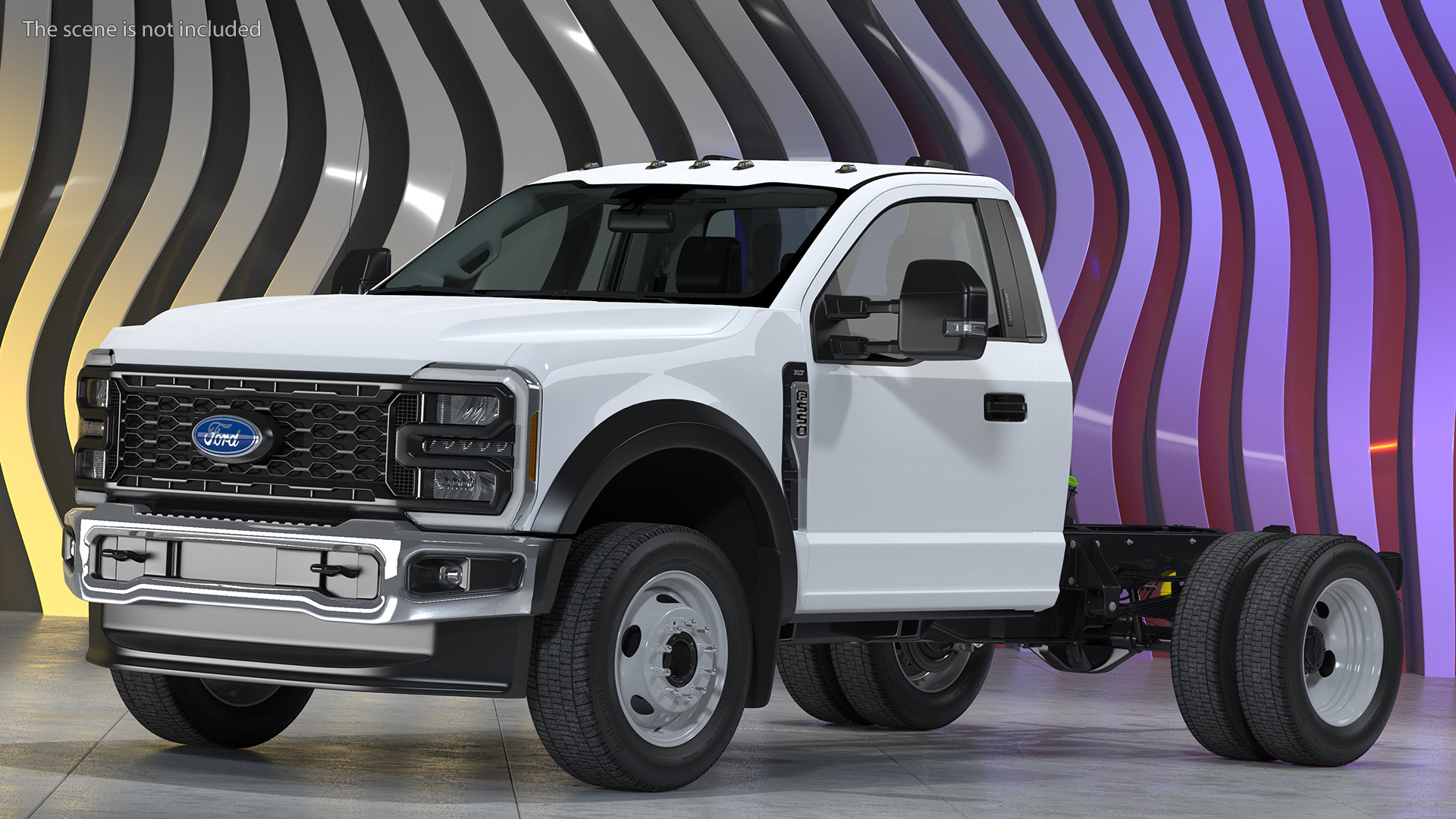 New 2023 Ford Super Duty F550 Two Doors 3D model