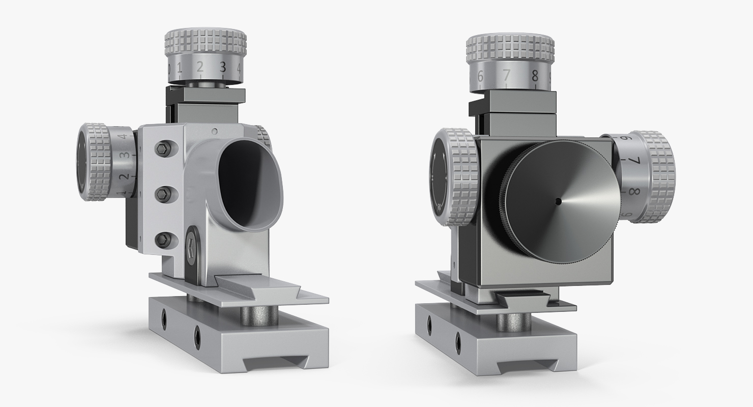 3D model Optical Sight Rifle Scope