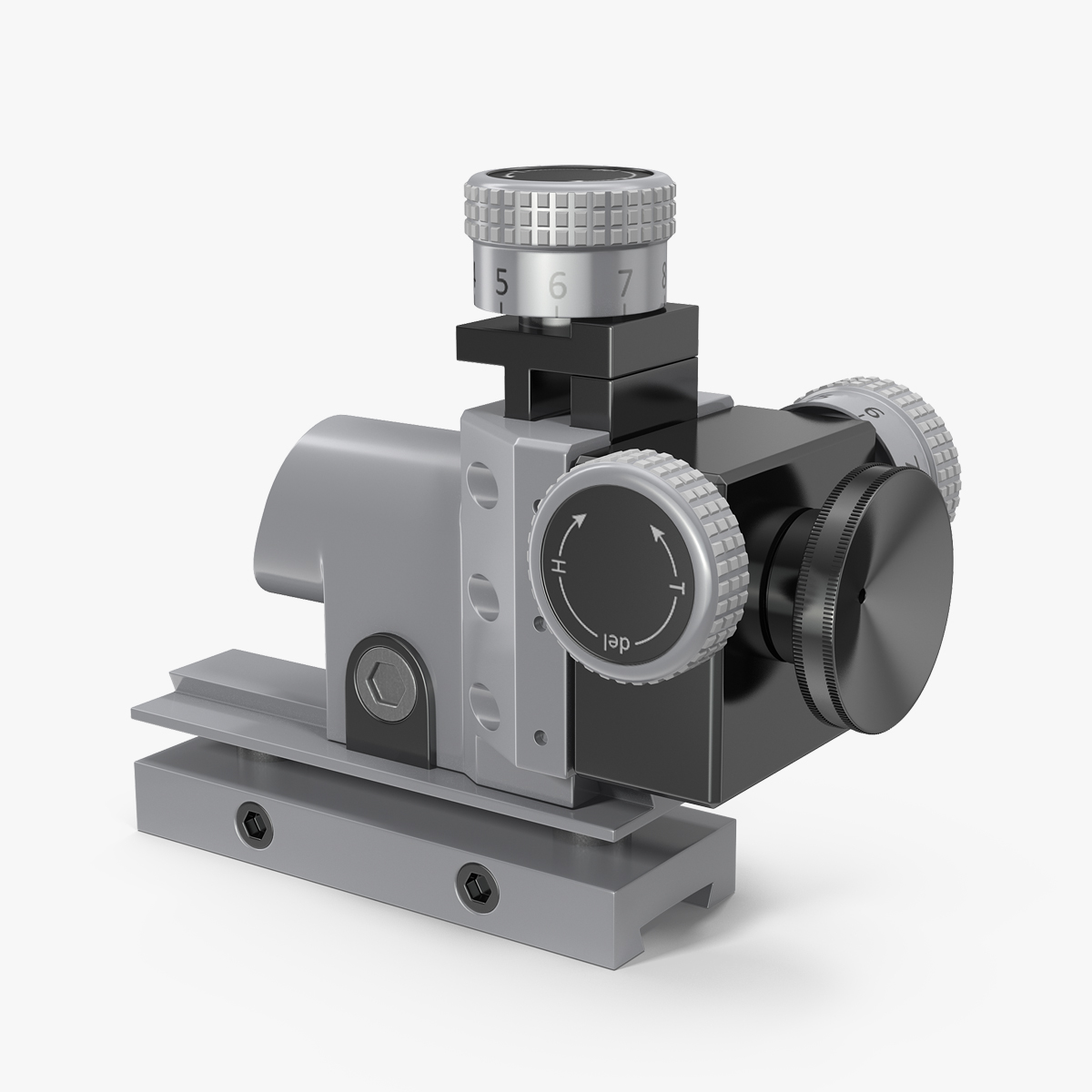 Optical Sight Rifle Scope 3D Model