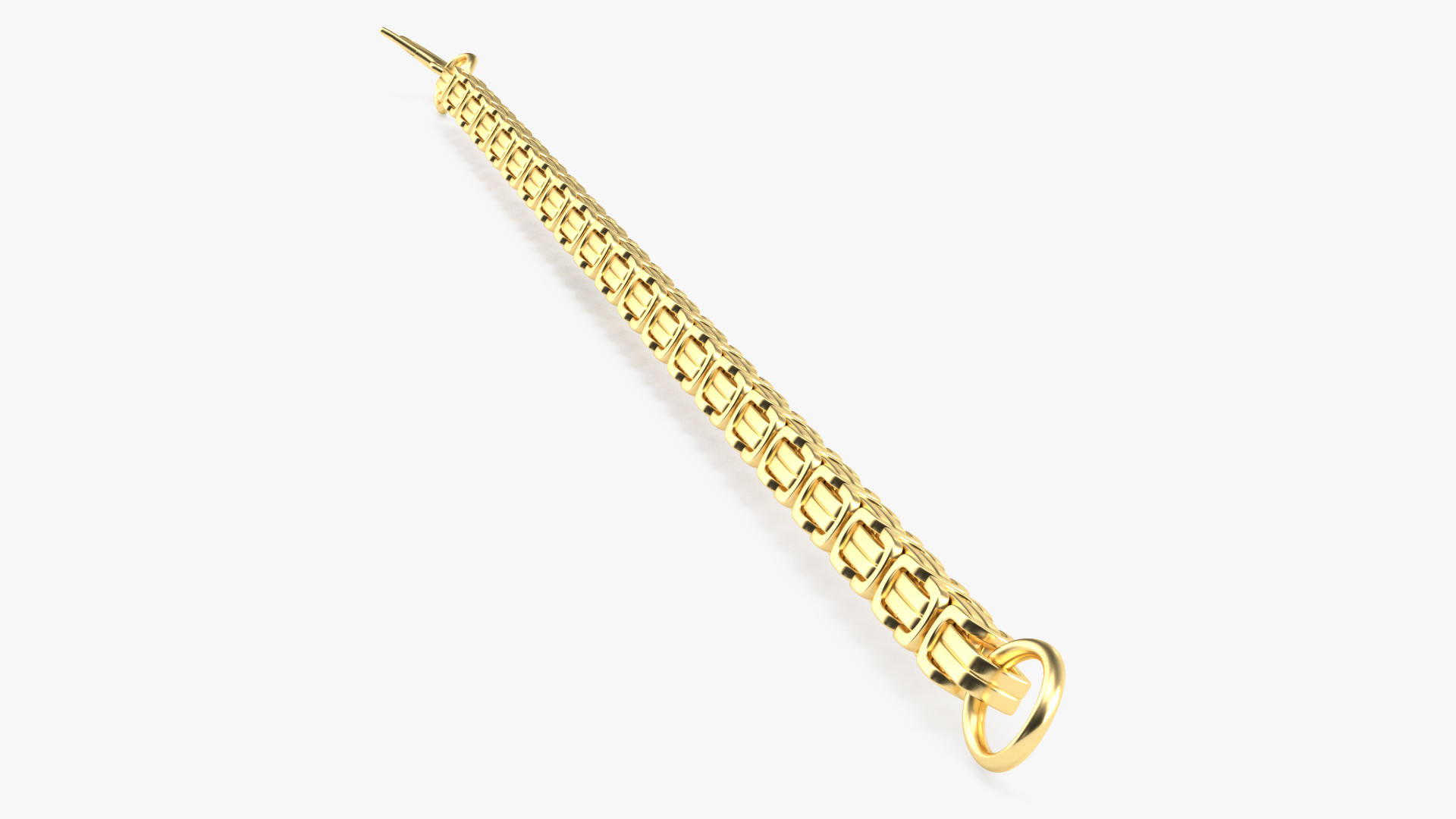 3D Byzantine Jewelry Chain Gold model