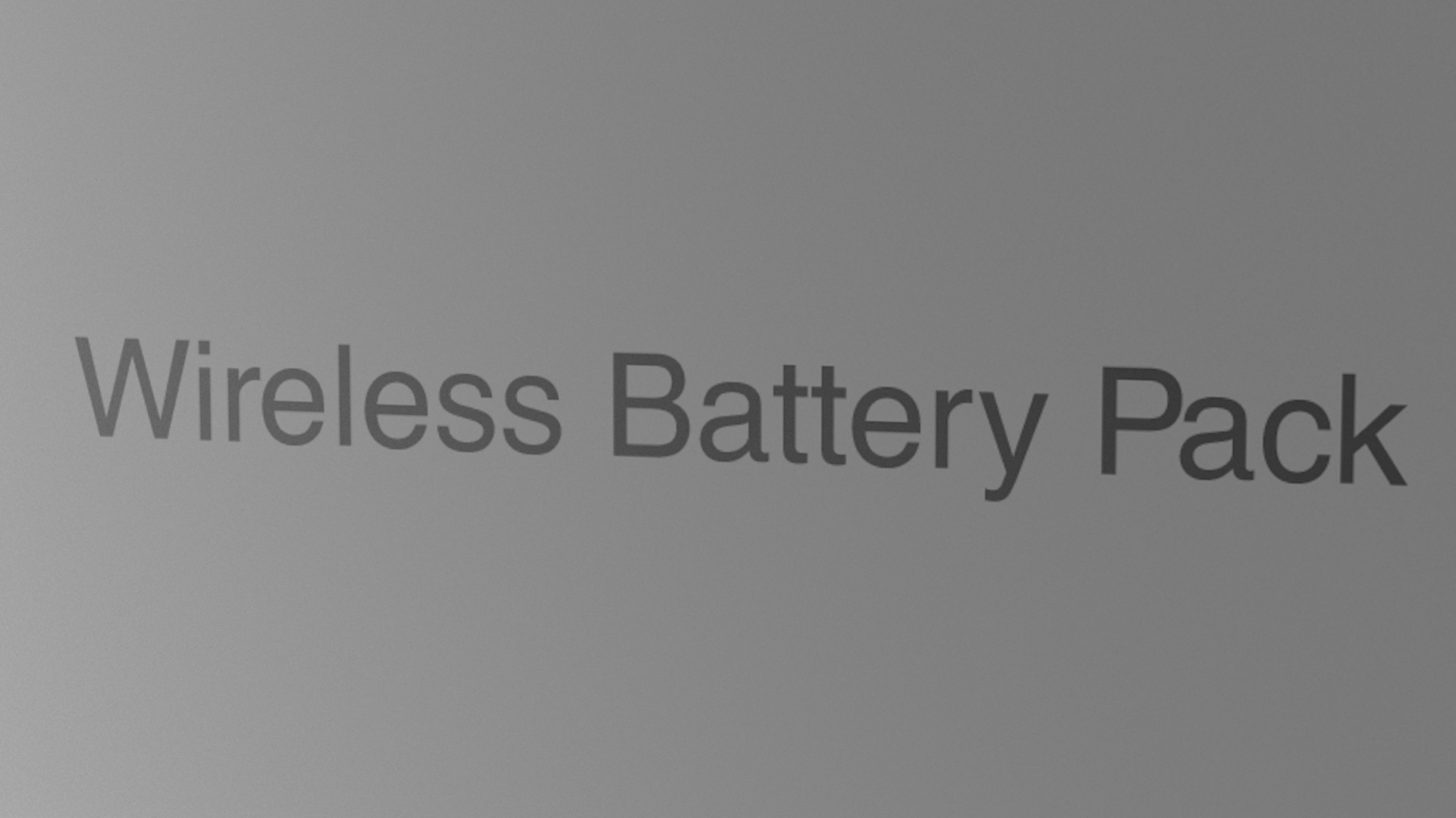 3D model Wireless Charging Battery