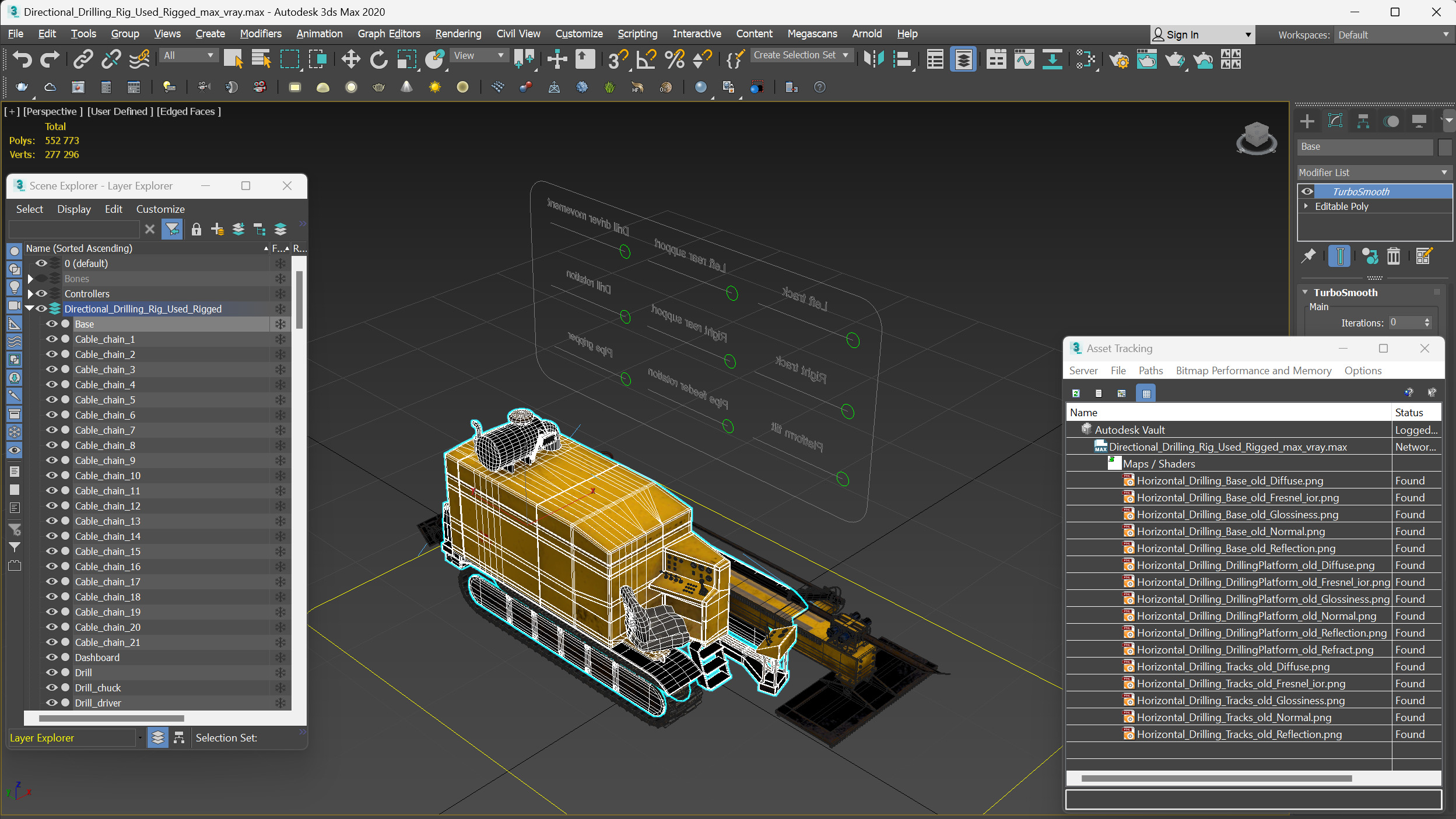 3D Directional Drilling Rig Used Rigged