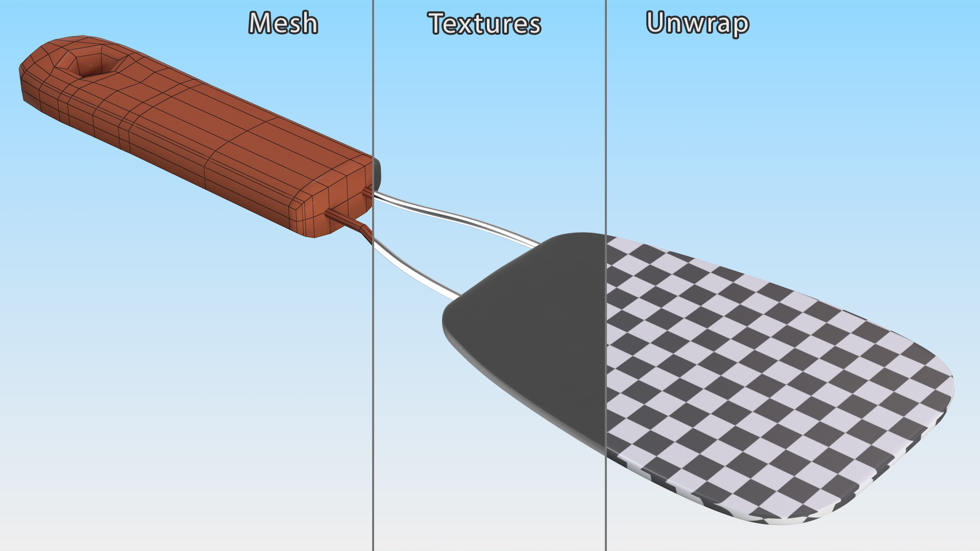 3D model Silicone Flexible Turner Small