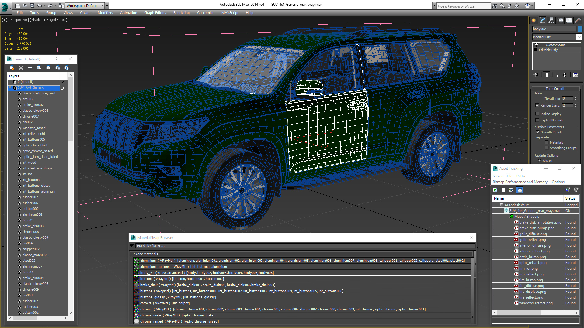 3D model SUV 4x4 Generic