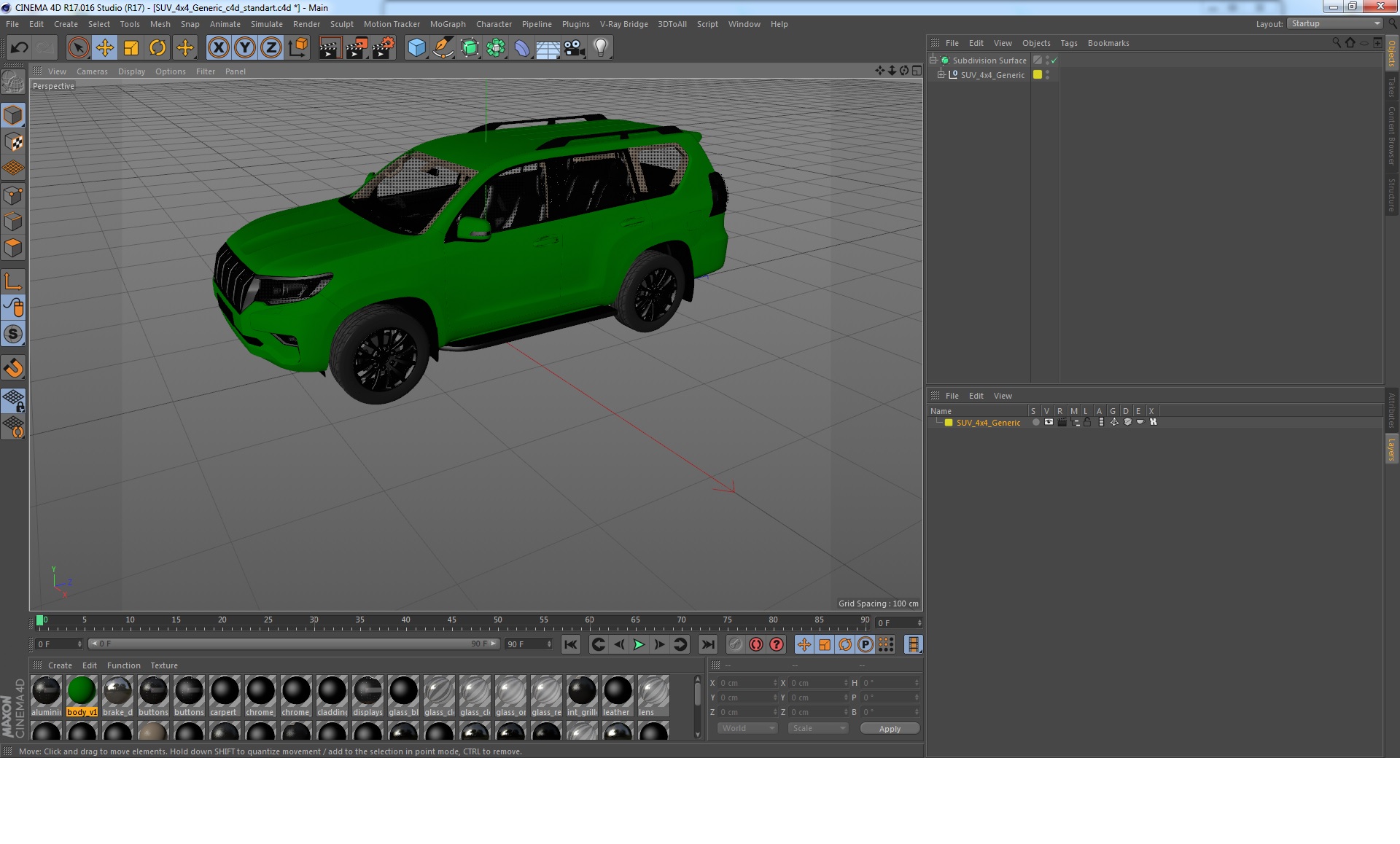 3D model SUV 4x4 Generic