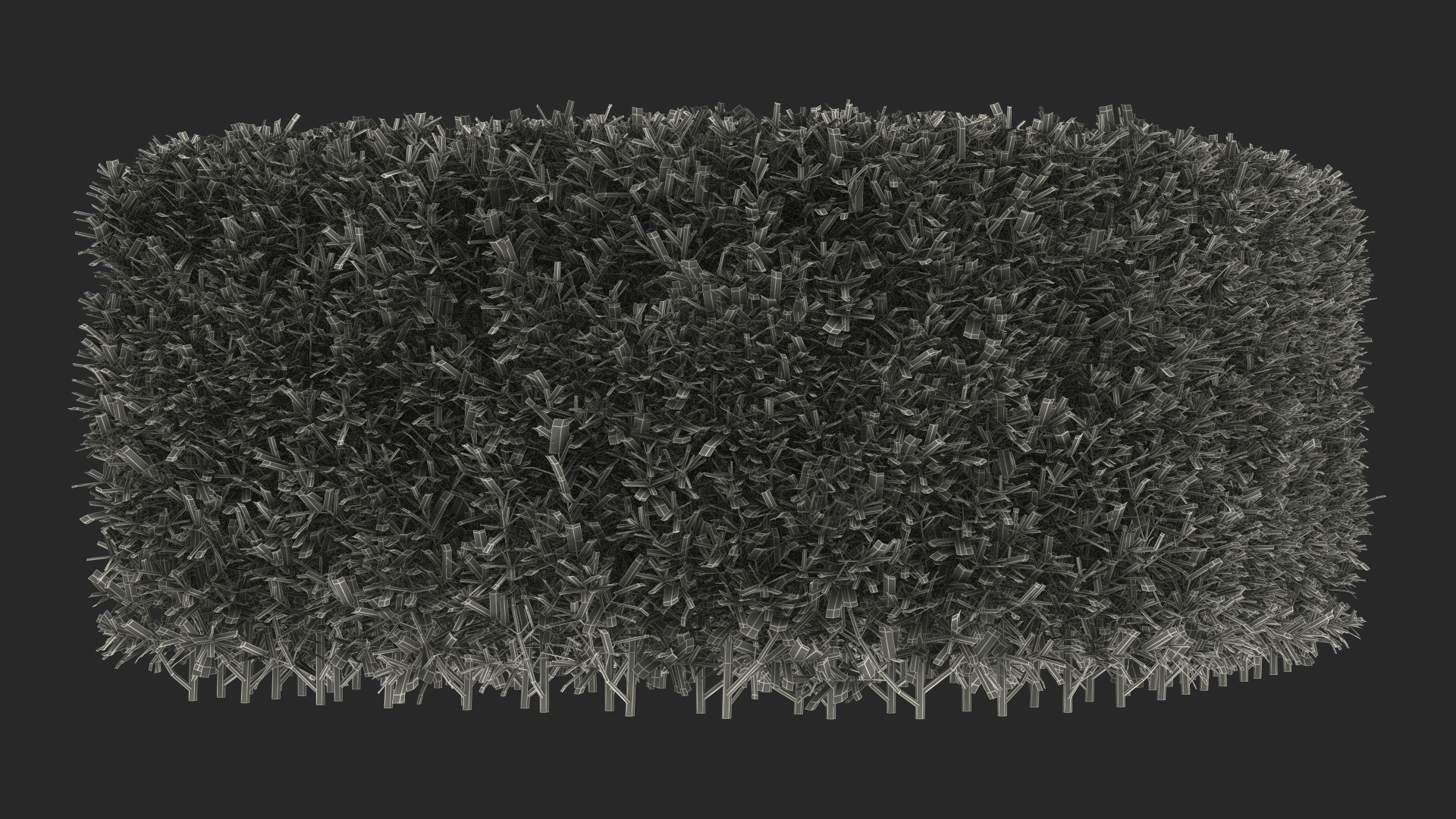 Boxwood Corner Bush 3D model