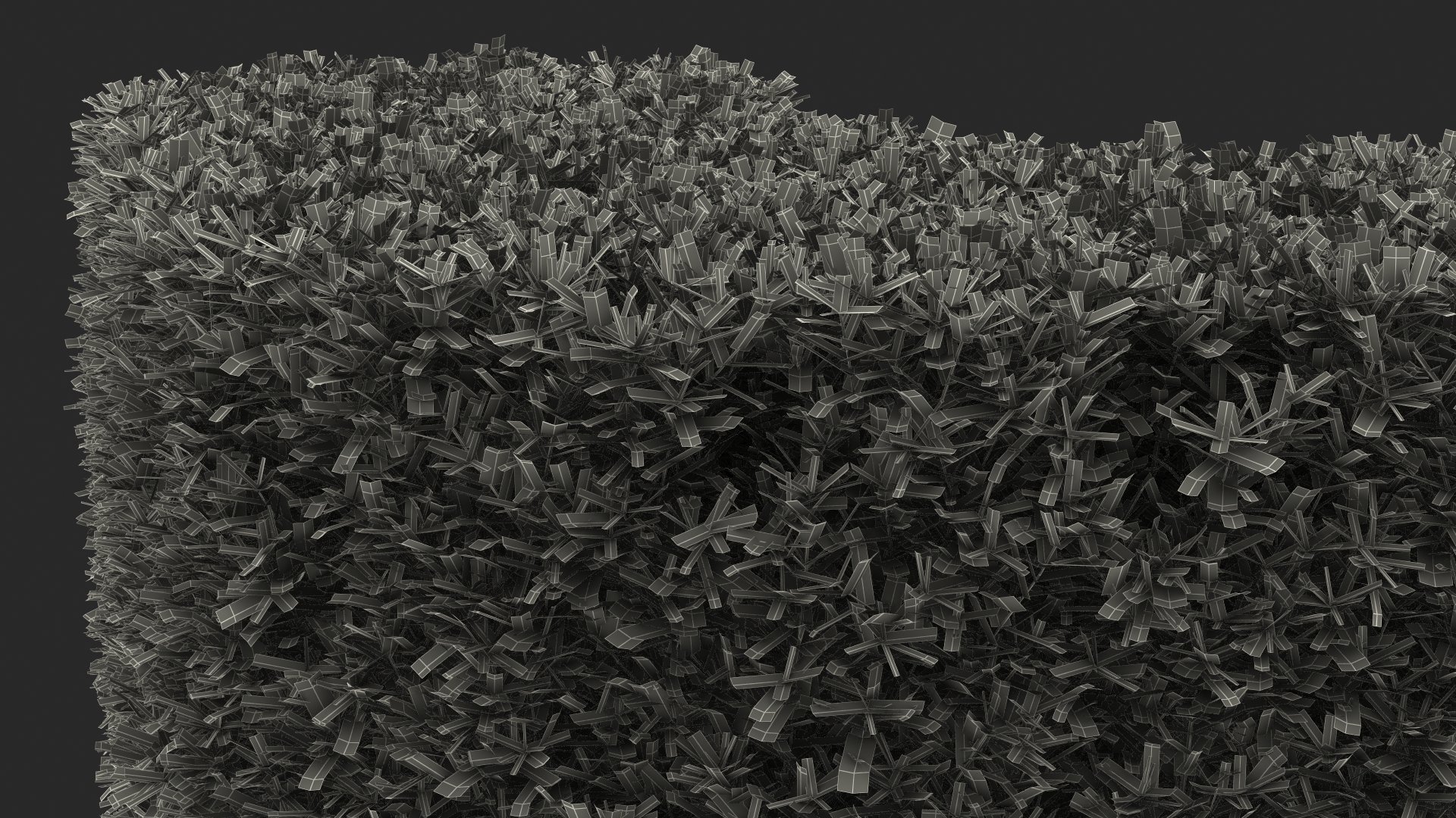 Boxwood Corner Bush 3D model